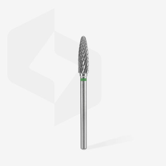 Broca de carboneto STALEKS EXPERT Corn Verde, 4 mm × 14 mm
