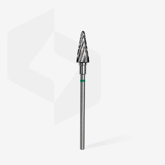 Broca de carboneto STALEKS EXPERT Cone Verde, 6 mm × 14 mm