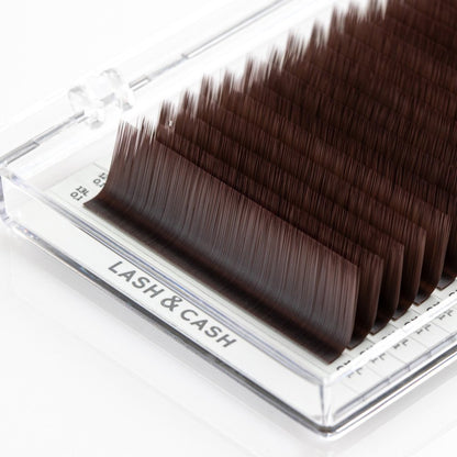 Pestanas VELVET BROWN - LASH&CASH 28 linhas MIX