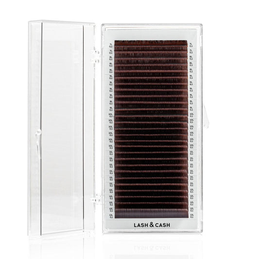 Pestanas VELVET BROWN - LASH&CASH 28 linhas MIX