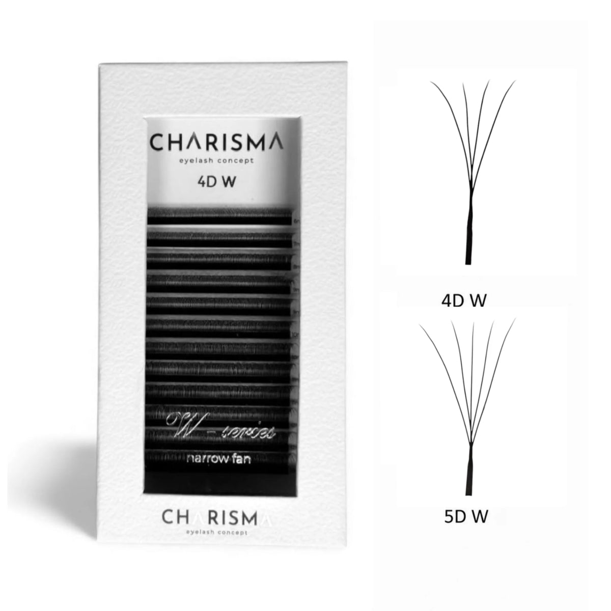 PESTANAS BLACK SPEEDY W-Series Narrow Premade Fans