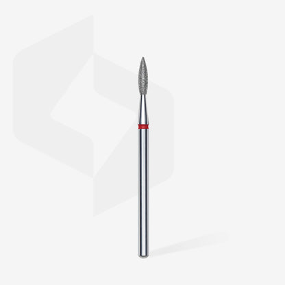 STALEKS EXPERT Broca diamantada para unhas, diâmetro da cabeça 2,1 mm, parte de trabalho 8 mm