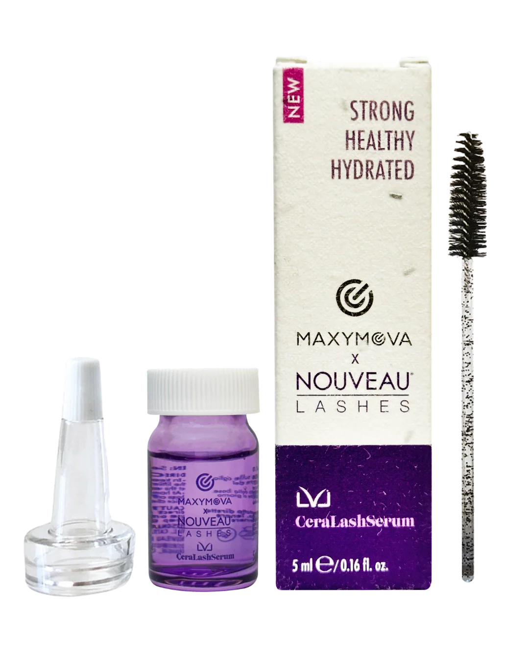 Cera Lash Serum MAXYMOVA x Nouveau Lashes – Sérum para Pestanas e Sobrancelhas 5 ml