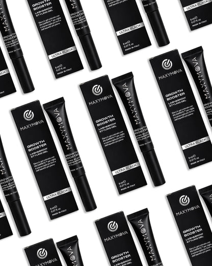 SET 10 X GROWTH BOOSTER ULTRA BLACK — Sérum para LASH&BROW