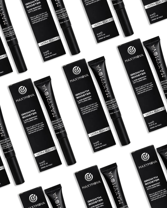 SET 10 X GROWTH BOOSTER ULTRA BLACK — Sérum para LASH&BROW