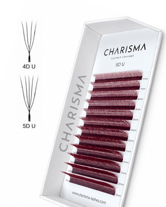 FIOS TECNOLOGICOS PESTANAS Burgundy - SPEEDY Lashes U