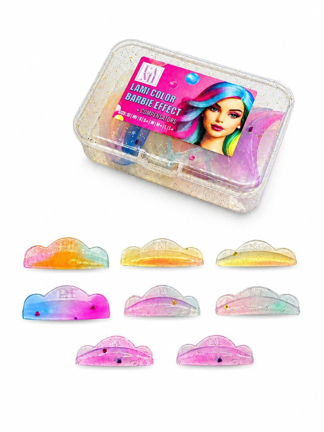 Lami Lashes Color Barbie Effect + Compensators — Silicone Pads