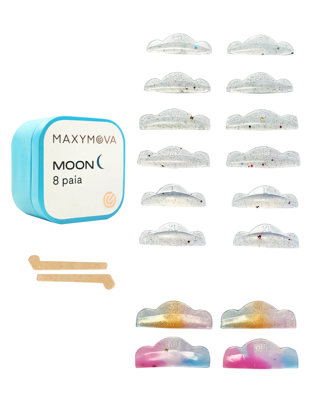 MOLDES MOON (8 pares+comp)