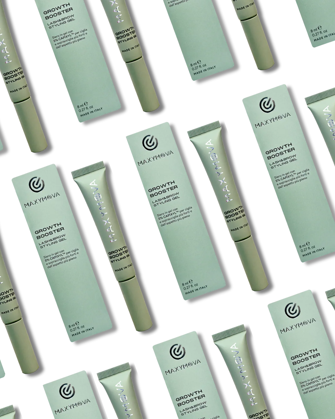 SET 10 X 8 ml GROWTH BOOSTER Advanced Lash&Brow Gel Serum