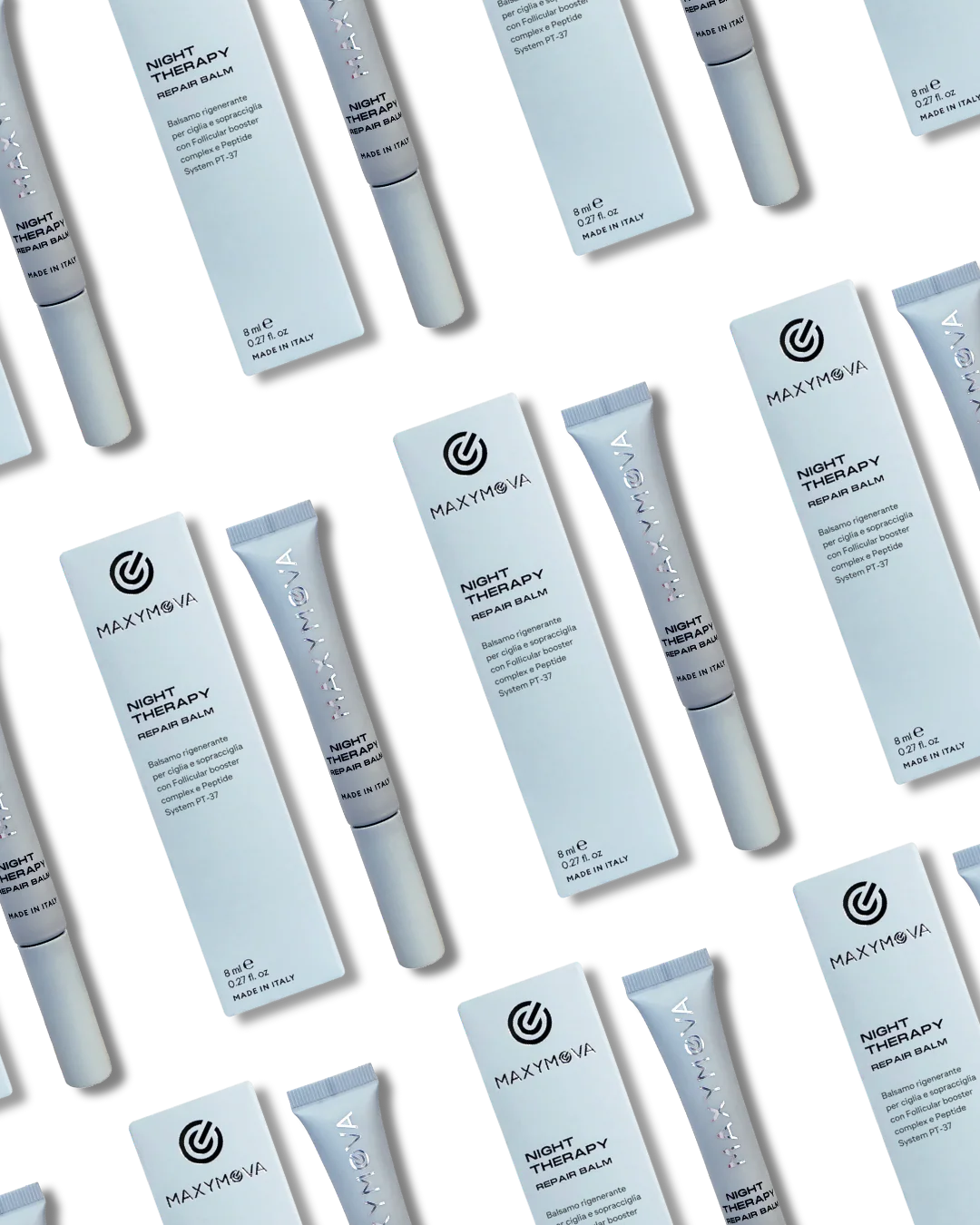 SET 10 X 8 ml NIGHT THERAPY Repair Balm para Lashes&Brows