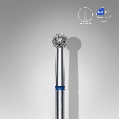 STALEKS EXPERT Broca Diamantada para Unhas – Esfera Azul 3,5 mm