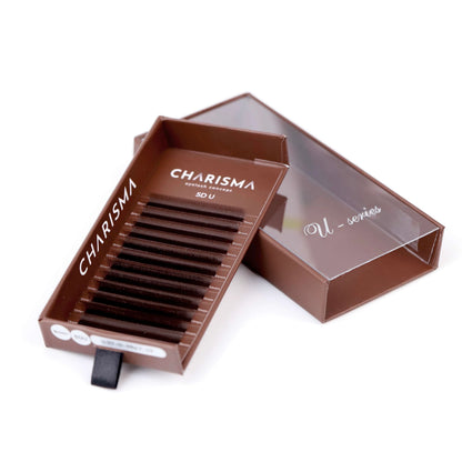 PESTANAS BROWN - SPEEDY Lashes U - shape Premade Fans