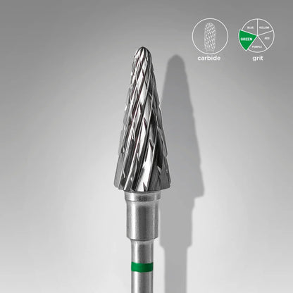 Broca de carboneto STALEKS EXPERT Cone Verde, 6 mm × 14 mm