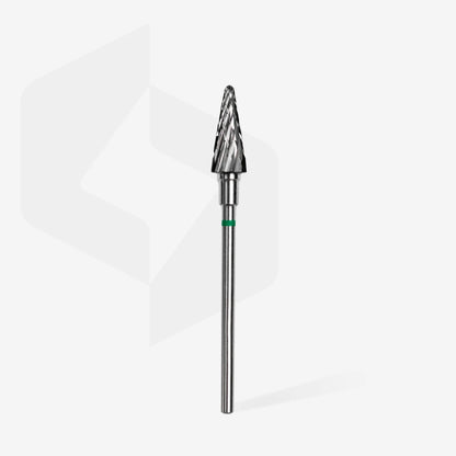 Broca de carboneto STALEKS EXPERT Cone Verde, 6 mm × 14 mm