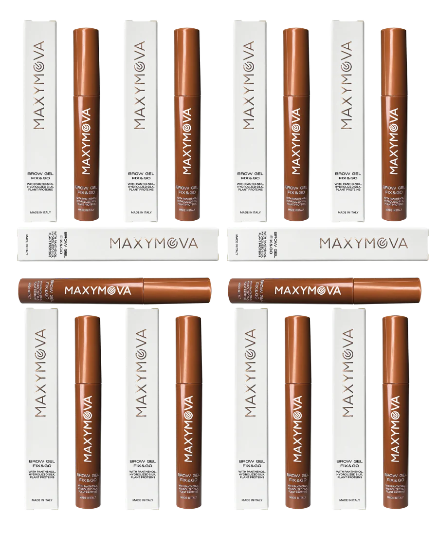 SET 10 X 10 ml BROW GEL FIX&GO Transparent Gel