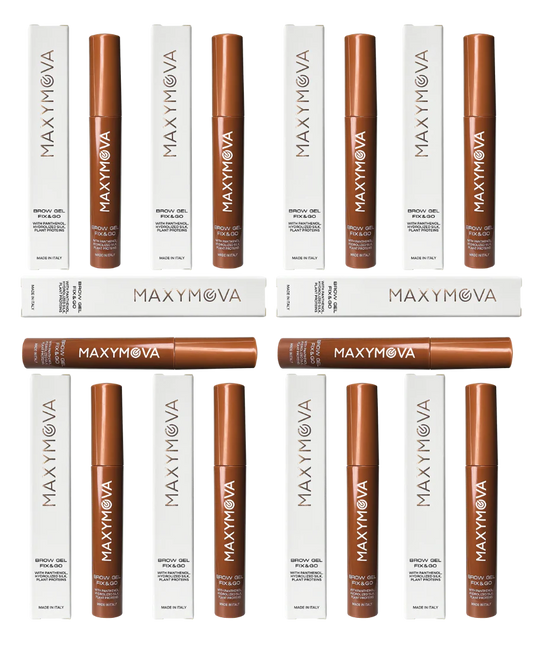 SET 10 X 10 ml BROW GEL FIX&GO Transparent Gel