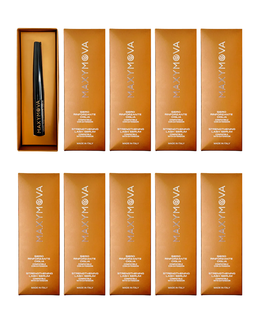 SET 10 X 5ml Sérum Fortificante para Pestanas Após Extensões
